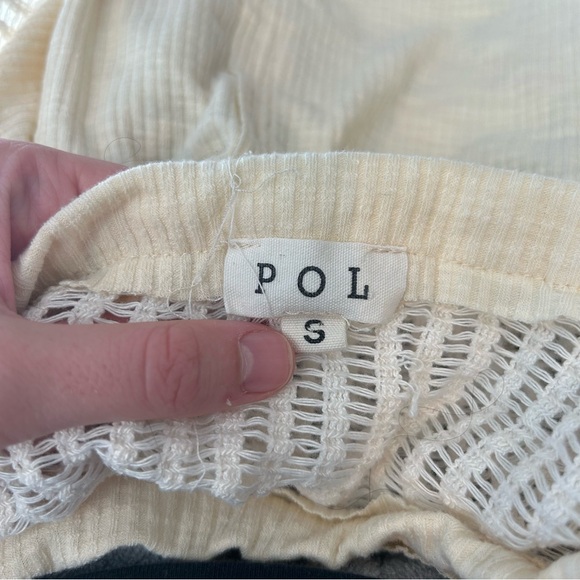 POL Birdie Patchwork Mesh Oversized Tee - Picture 2 of 15